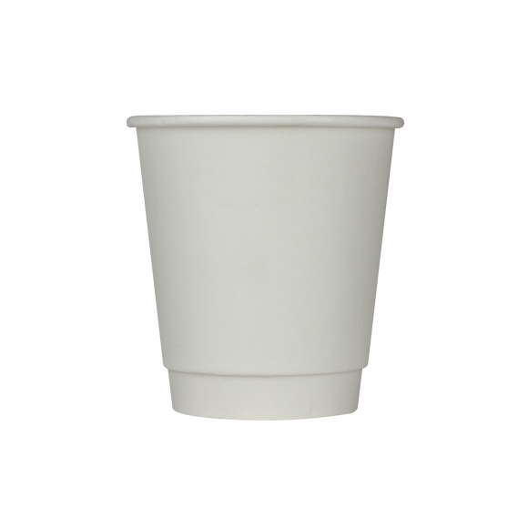 Karat 10oz Insulated Paper Hot Cups - Kraft (90mm) - Wrapped - 500 ct-Karat