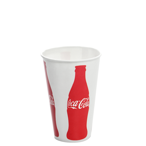 12oz Paper Cold Cups - Coca Cola (84mm) - 1,000 ct-Karat