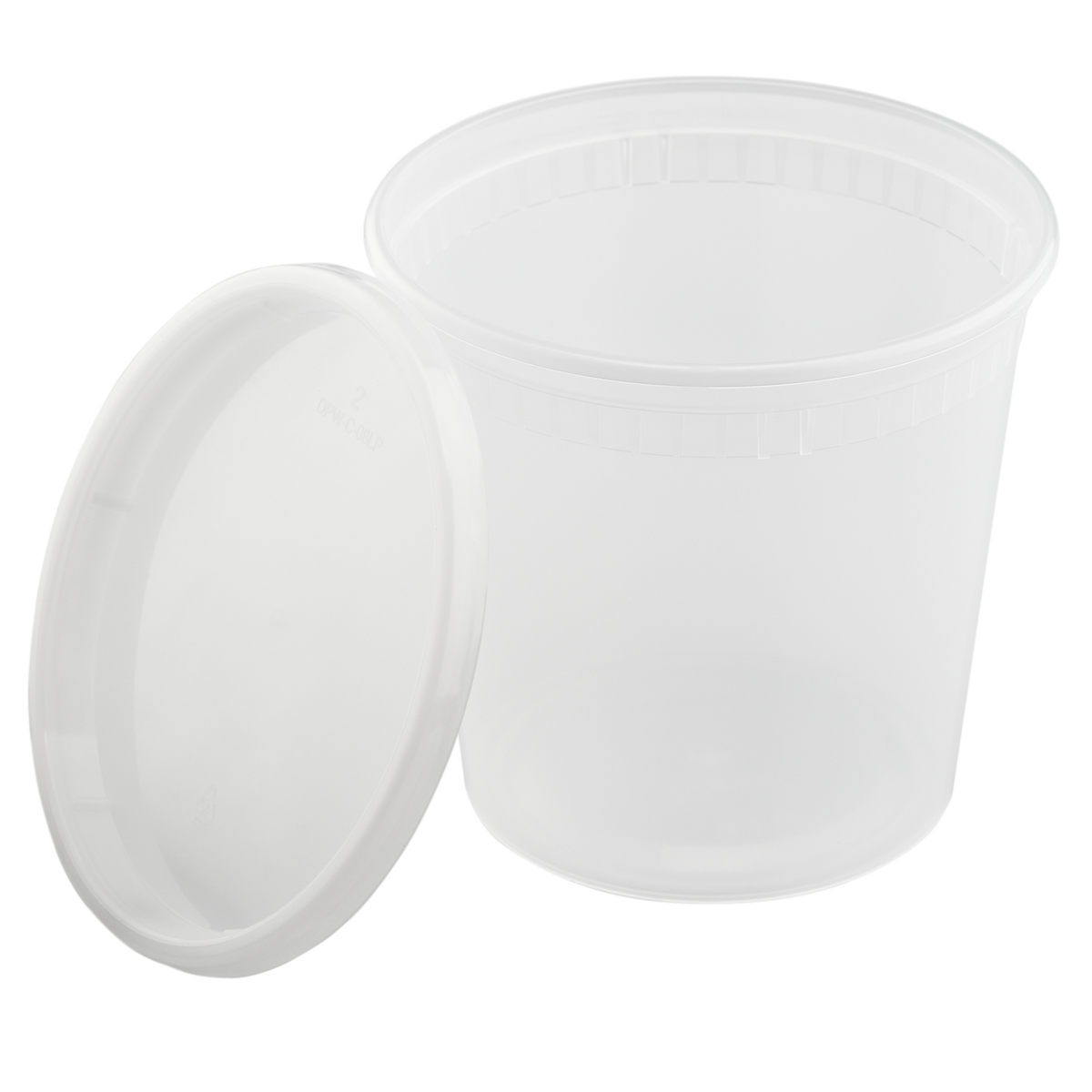 Klex Deli Soup Containers with Airtight Lids, BPA Free, 24 oz, Translucent, 12 Sets