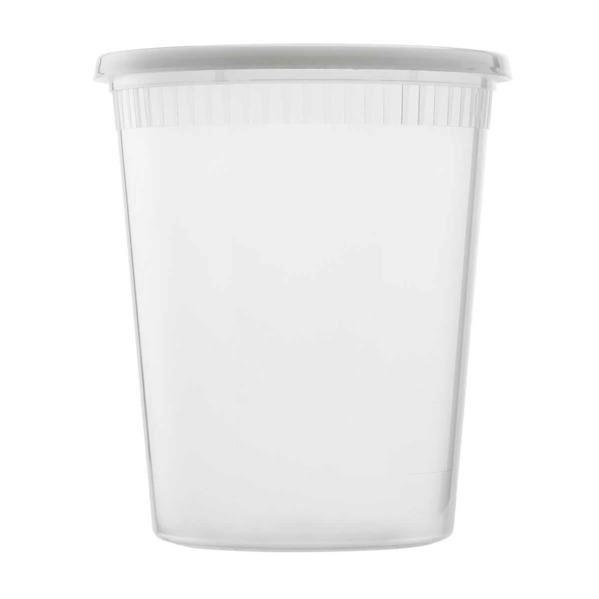 32 oz Soup Containers with Lids Disposable Plastic 240 Set