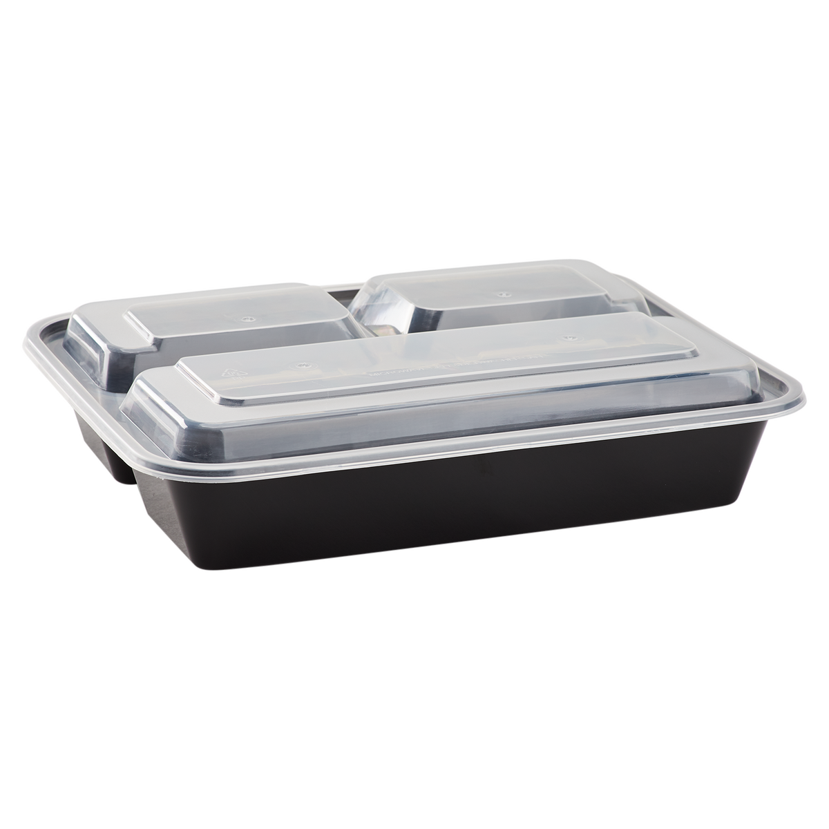 38 Oz. Meal Prep Reusable Bento Box To-go 2 Compartment Containers With  Lids 