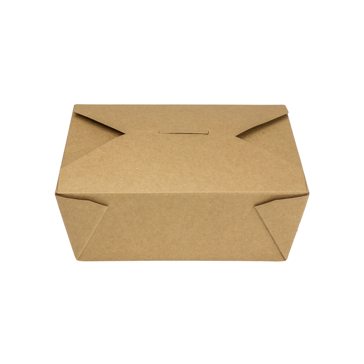 Kraft Brown Food Boxes With Lids And Spoons, Disposable Kraft