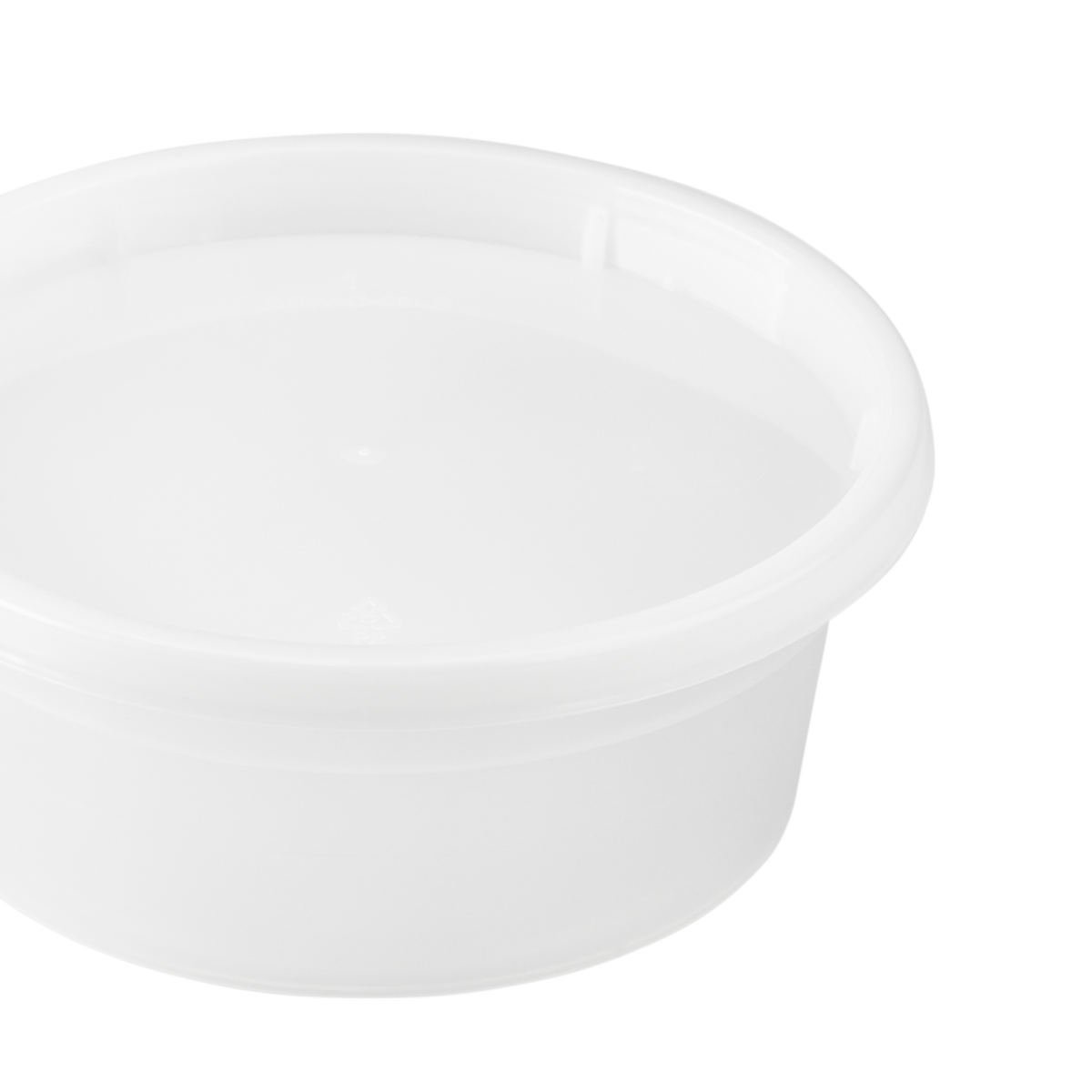 Tripak TD40008 Soup Container Combo 8 Oz, Clear, Injection Molded  Polypropylene, Reusable, with Polypropylene Lid (240 per Case)