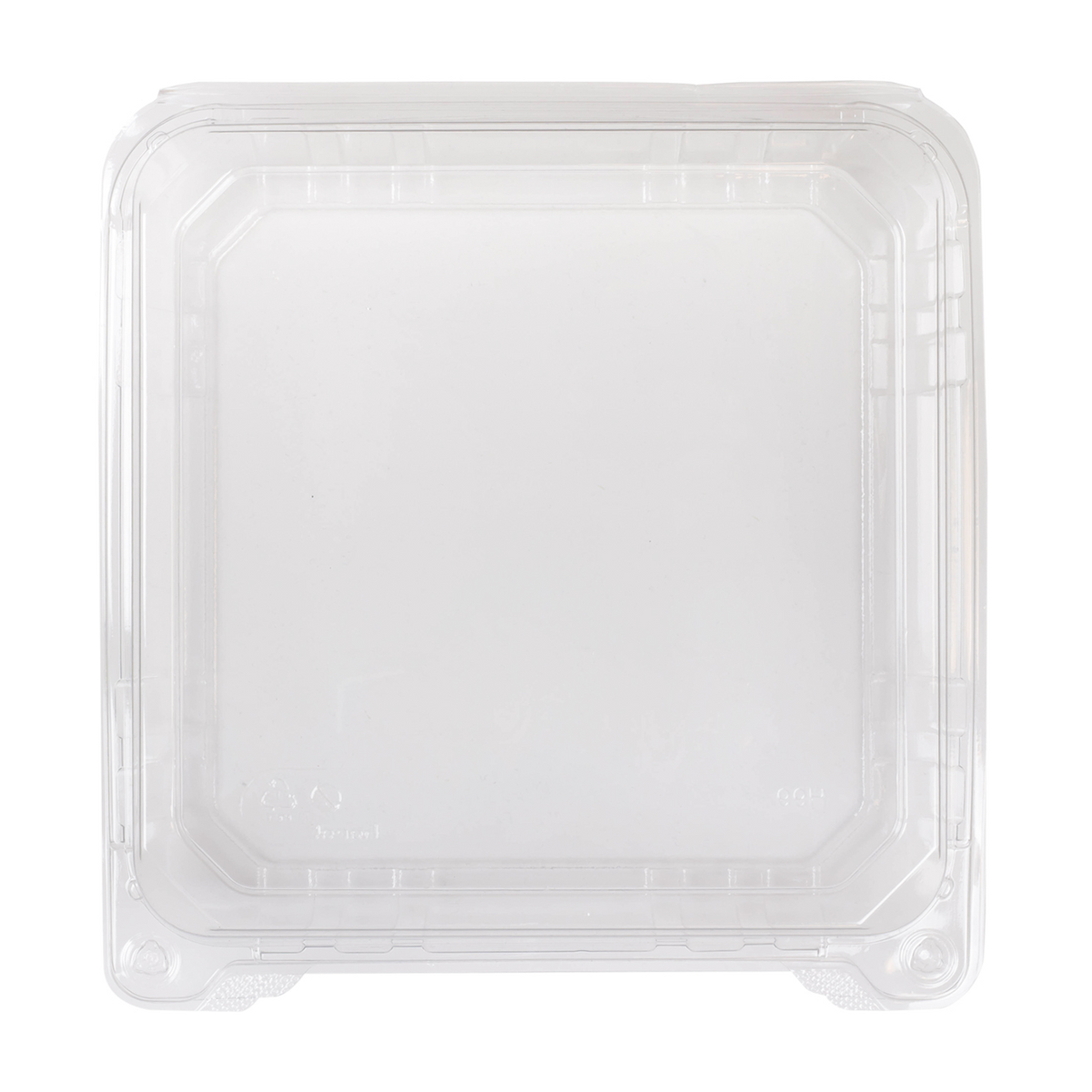 こんぽたページ 9''x9'' Hinged Takeout Boxes | Extra Large Clamshell Containers