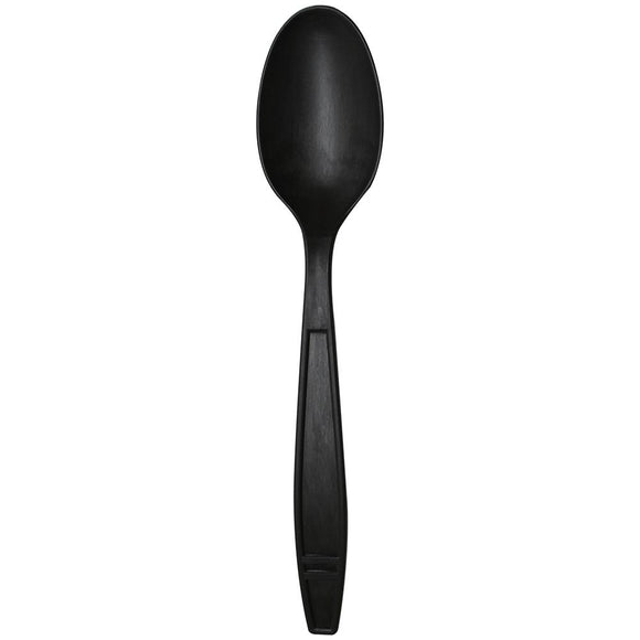 Karat Earth Heavy Weight Bio-Based Tea Spoons - Black - 1000 ct-Karat