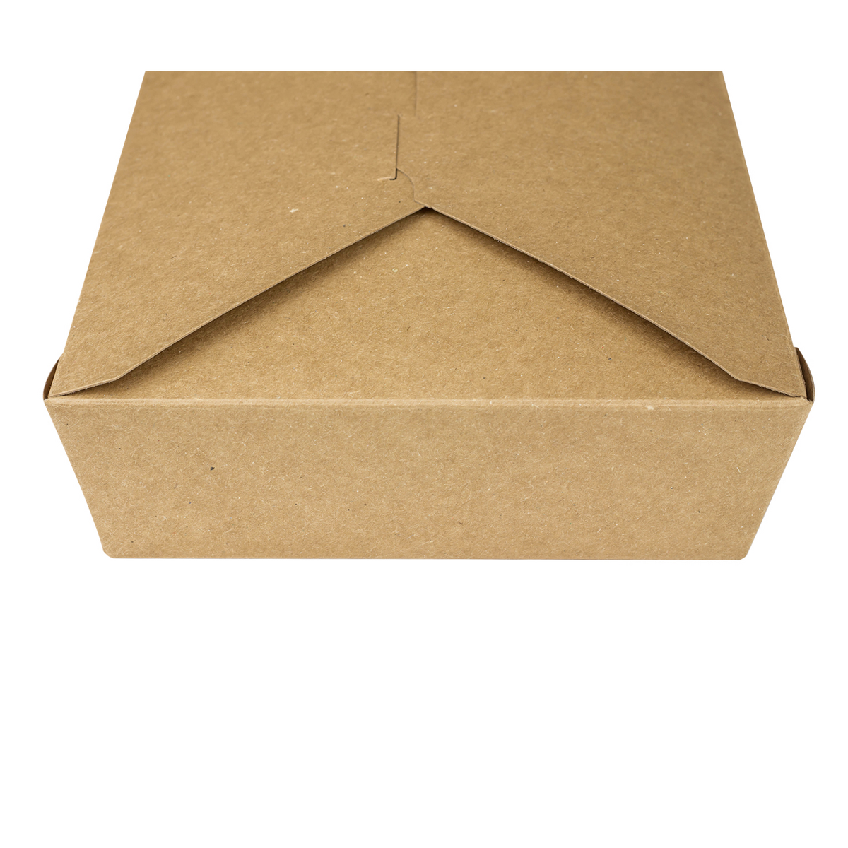 Kraft Microwavable Folded Paper #2 Take-Out Container - Karat