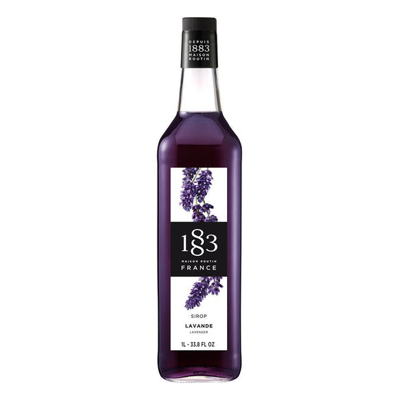 Lavender Syrup 1883 Maison Routin - 1 Liter Bottle-1883 Maison Routin
