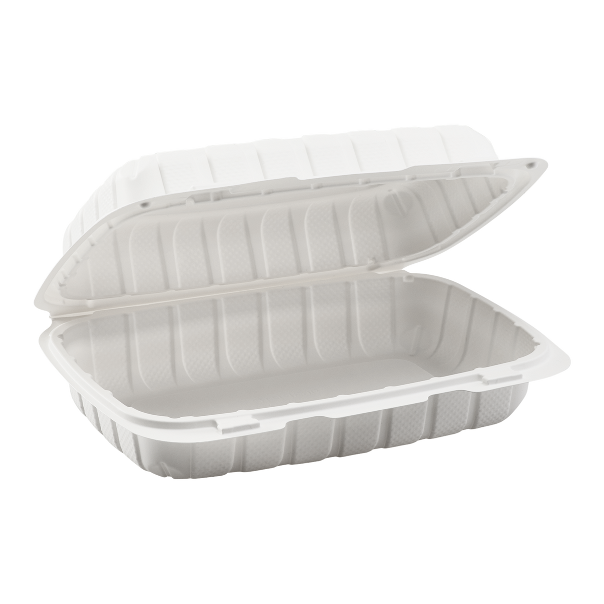 10oz White Compostable Paper Takeout Containers