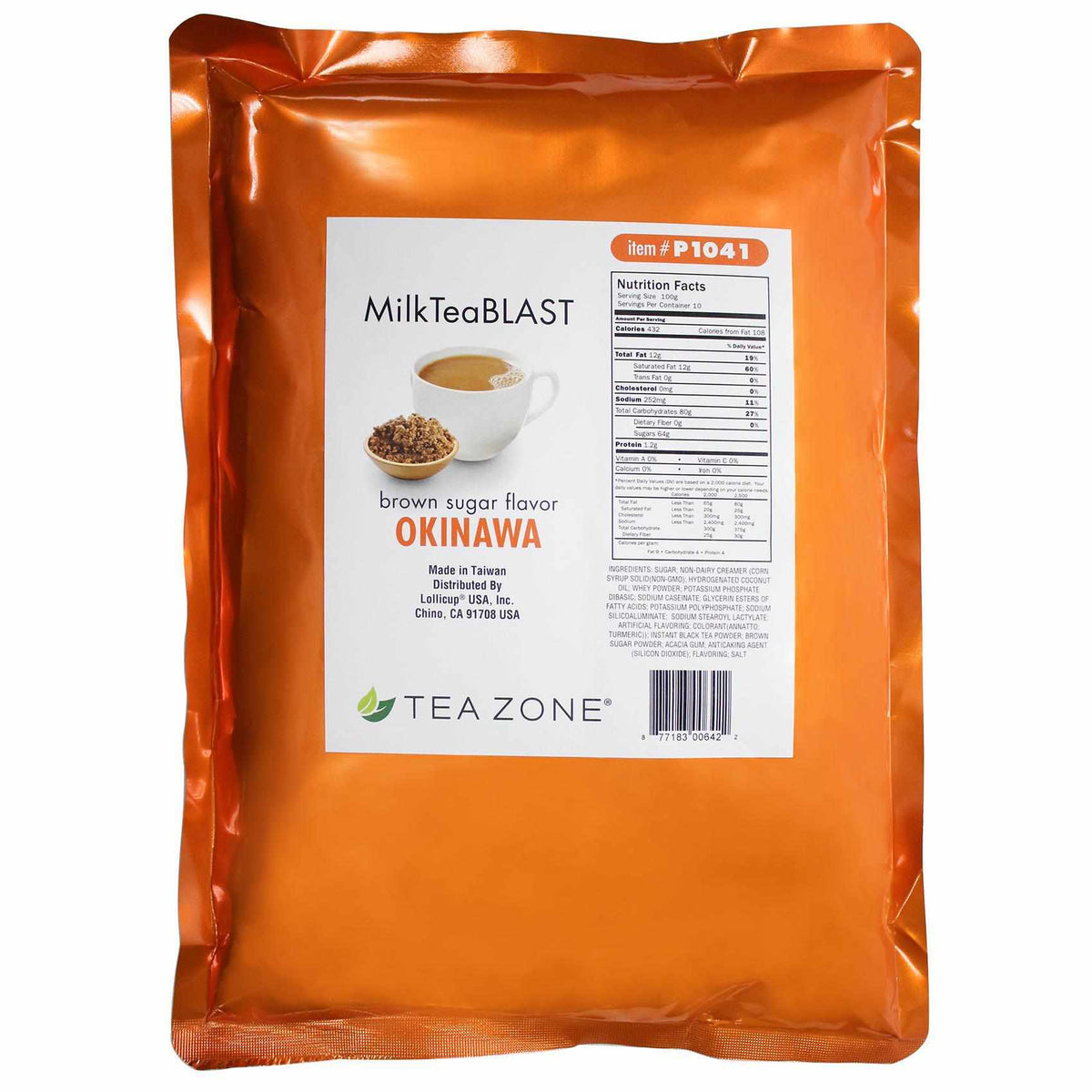 Tea Zone MilkTeaBLAST Okinawa Brown Sugar Powder (2.2 lbs) Coffee