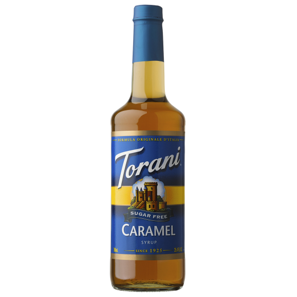 Torani Sugar Free Caramel Syrup - 750 ml Bottle-torani