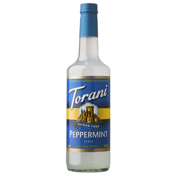 Torani Sugar Free Peppermint Syrup - 750 ml Bottle-torani