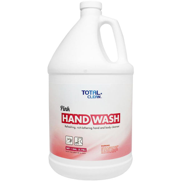Total Clean Pink Hand Wash (1 gal) - 4 ct-Total Clean