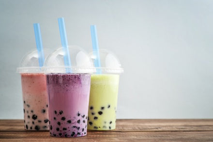 What is Boba?  We explore the difference between agar boba, crystal boba, popping pearls, and dried tapioca balls.