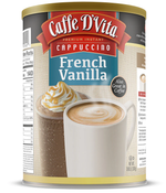 Caffe D'Vita French Vanilla Cappuccino — Can (3 lb)