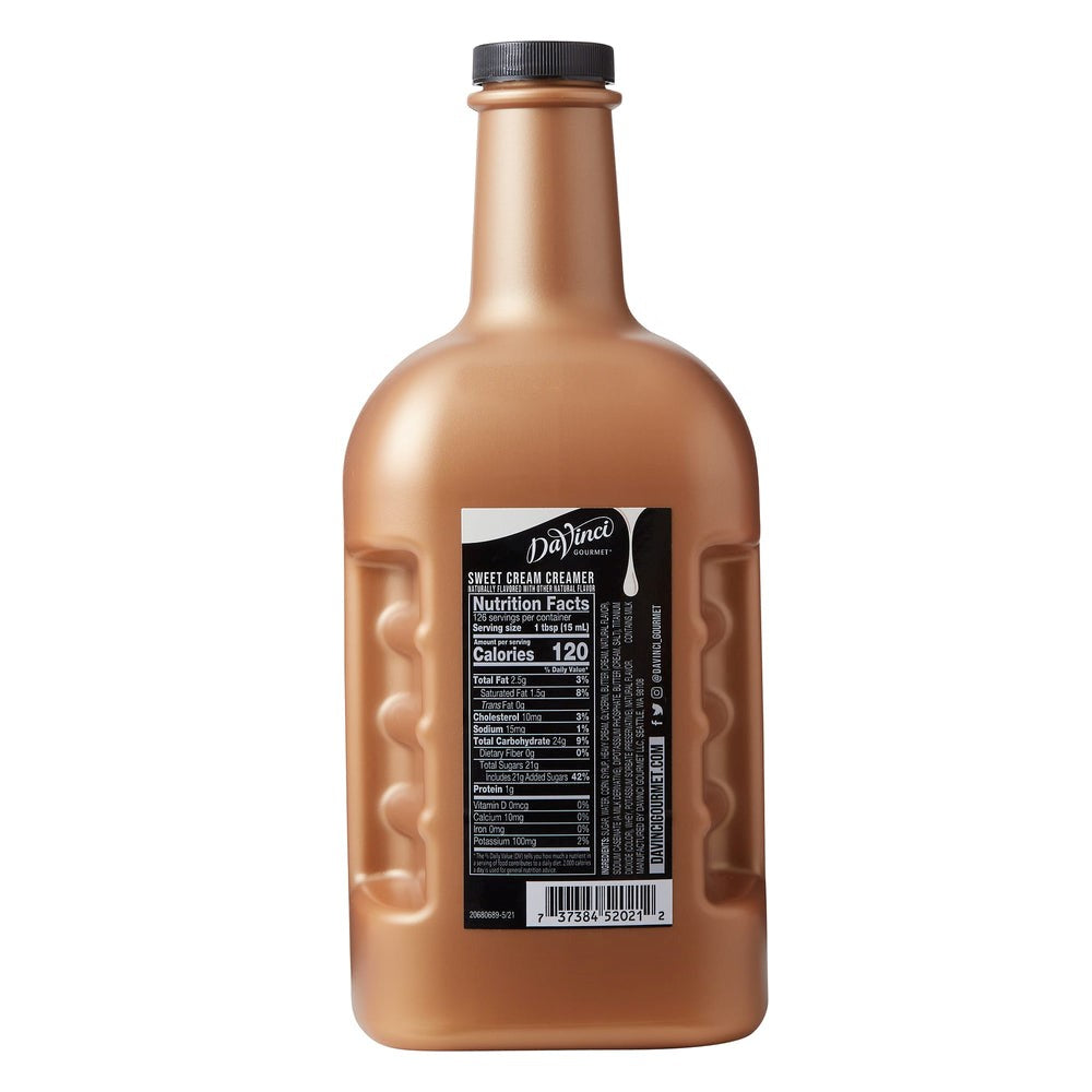 DaVinci Gourmet Sweet Cream Creamer — Jar (64oz) — product photo 2