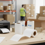 Generic 4X6" Direct Thermal Shipping Label — Case of 36 Rolls