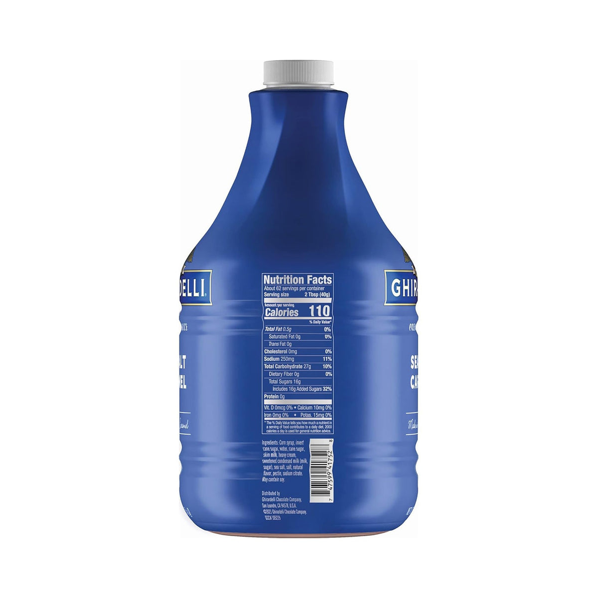 Ghirardelli Sea Salt Caramel Sauce — Bottle (87.3 oz) — product photo 2