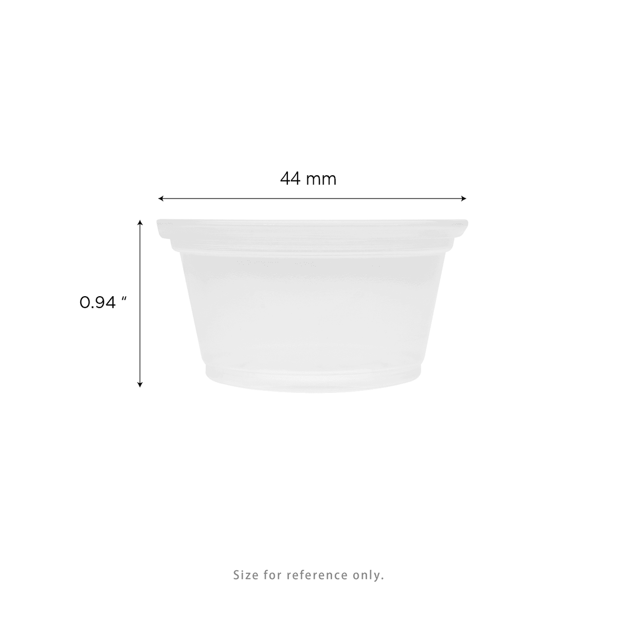 Karat 0.75 oz PP Portion Cups, Clear — 2,500 ct — product photo 8