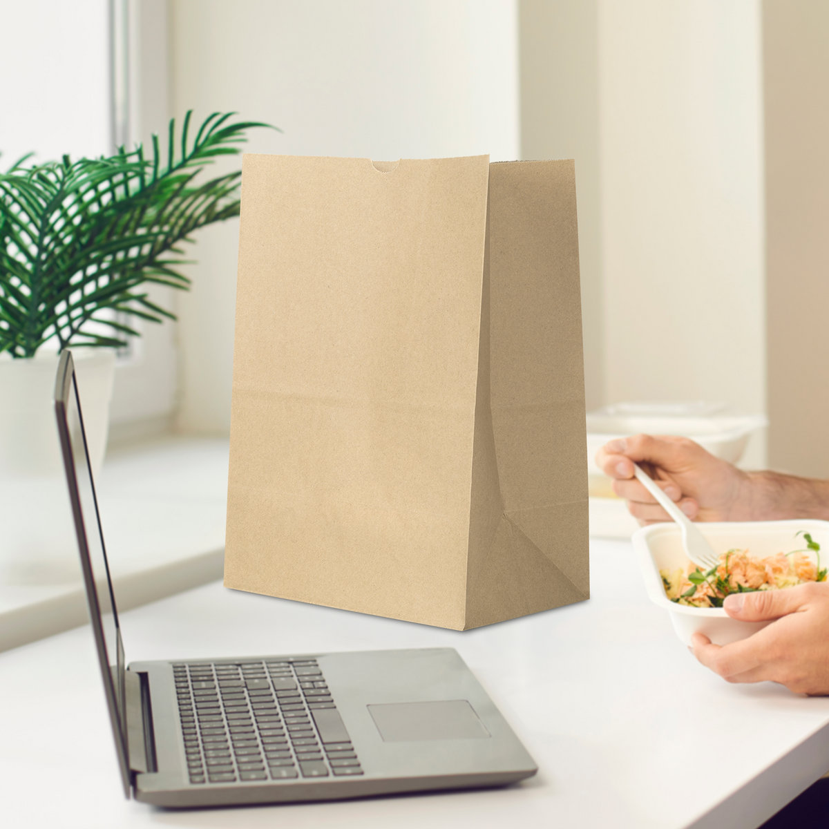 Karat 1/8 Paper Barrel Sack Bag — 500 ct