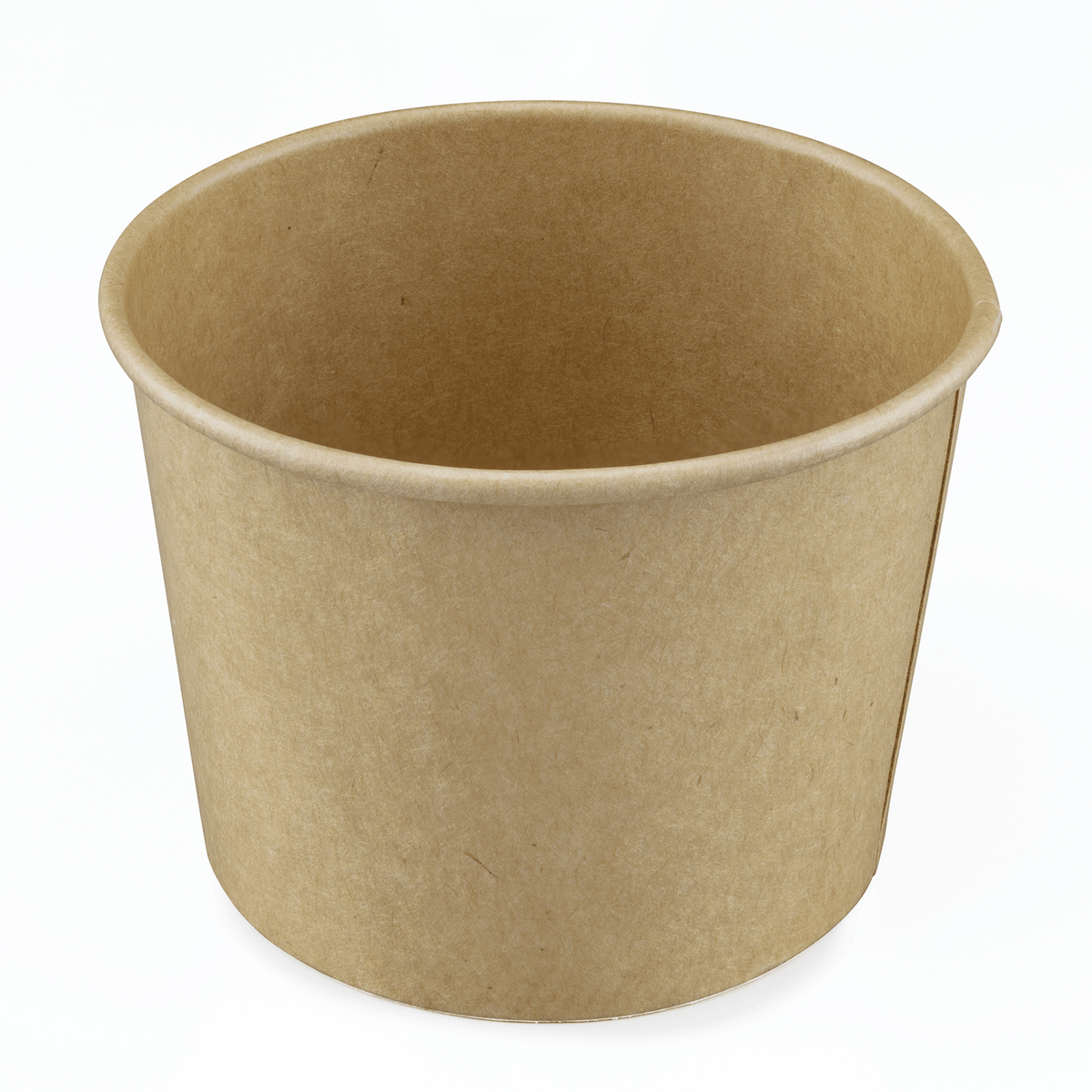 Karat 10/12 oz Gourmet Paper Food Container, Kraft, 96 mm — 500 ct — product photo 2
