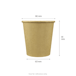 Karat 10 oz Paper Coffee Cups, Kraft, 90 mm — 1,000 ct — product photo 5