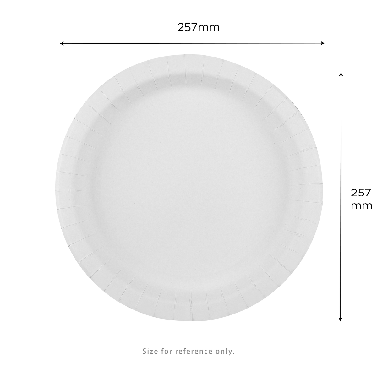Karat 10" White Paper Plate — 200 pcs — product photo 5