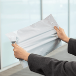 Karat 11''x15'' Poly Mailers with Tamper-Evident Adhesive Closure, White — 500 ct — product photo 4