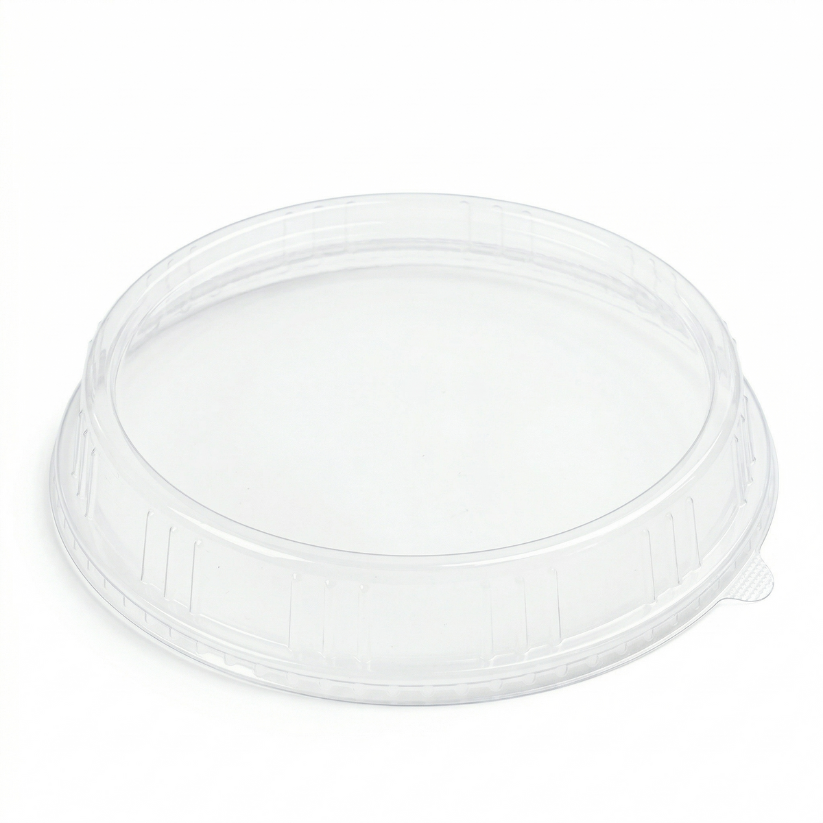 Karat 12.5" x 10" Disposable Dome Lids for Oval Molded Fiber Plates, PET — 200 ct — product photo 2