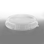 Karat 12.5" x 10" Disposable Dome Lids for Oval Molded Fiber Plates, PET — 200 ct — product photo 6