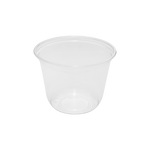 Karat 12 oz Clear Plastic Cold Cups, PET, U-Shape, 98 mm — 1,000 ct — product photo 2