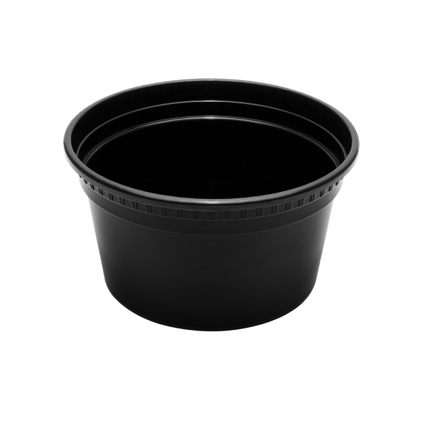 Karat 12 oz Deli Containers with Lids, Injection Molded PP, Black — 240 sets — product photo 6