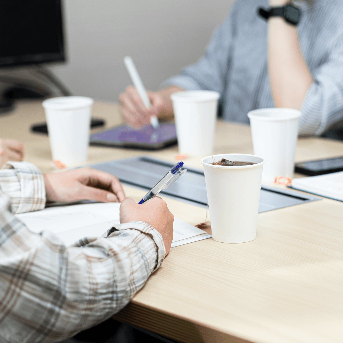 Karat 12 oz Paper Coffee Cups, White, 90 mm — 300 ct — product photo 6