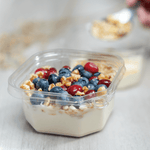 Karat 12 oz PET Tamper Resistant Square Container, Clear — 400 ct — product photo 3