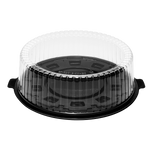 Karat 12" PET Cake Display Containers with Clear Dome Lid — 50 sets — product photo 2