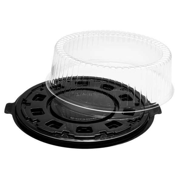 Karat 12" PET Cake Display Containers with Clear Dome Lid — 50 sets — product photo 7
