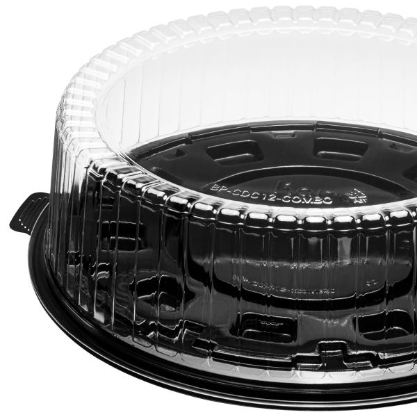 Karat 12" PET Cake Display Containers with Clear Dome Lid — 50 sets — product photo 8