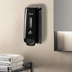 Karat 13.5oz Foaming Hand Soap Refillable Dispenser, Stand/Wall Mount, Black — 1 unit — product photo 4