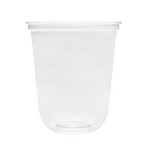 Karat 16 oz Clear Plastic Cold Cups, PET, U-Shape, 98 mm — 1,000 ct — product photo 2