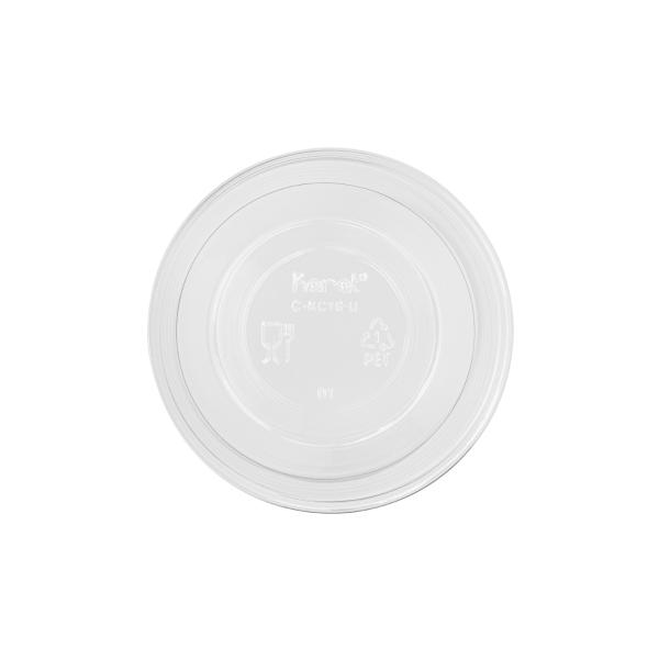 Karat 16 oz Clear Plastic Cold Cups, PET, U-Shape, 98 mm — 1,000 ct — product photo 7