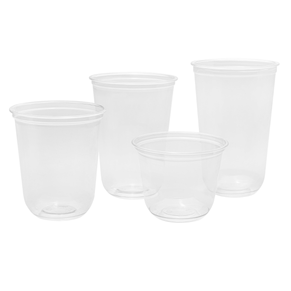 Karat 16 oz Clear Plastic Cold Cups, PET, U-Shape, 98 mm — 1,000 ct — product photo 8