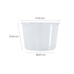 Karat 16 oz Deli Containers, PET, 117 mm — 500 ct — product photo 5