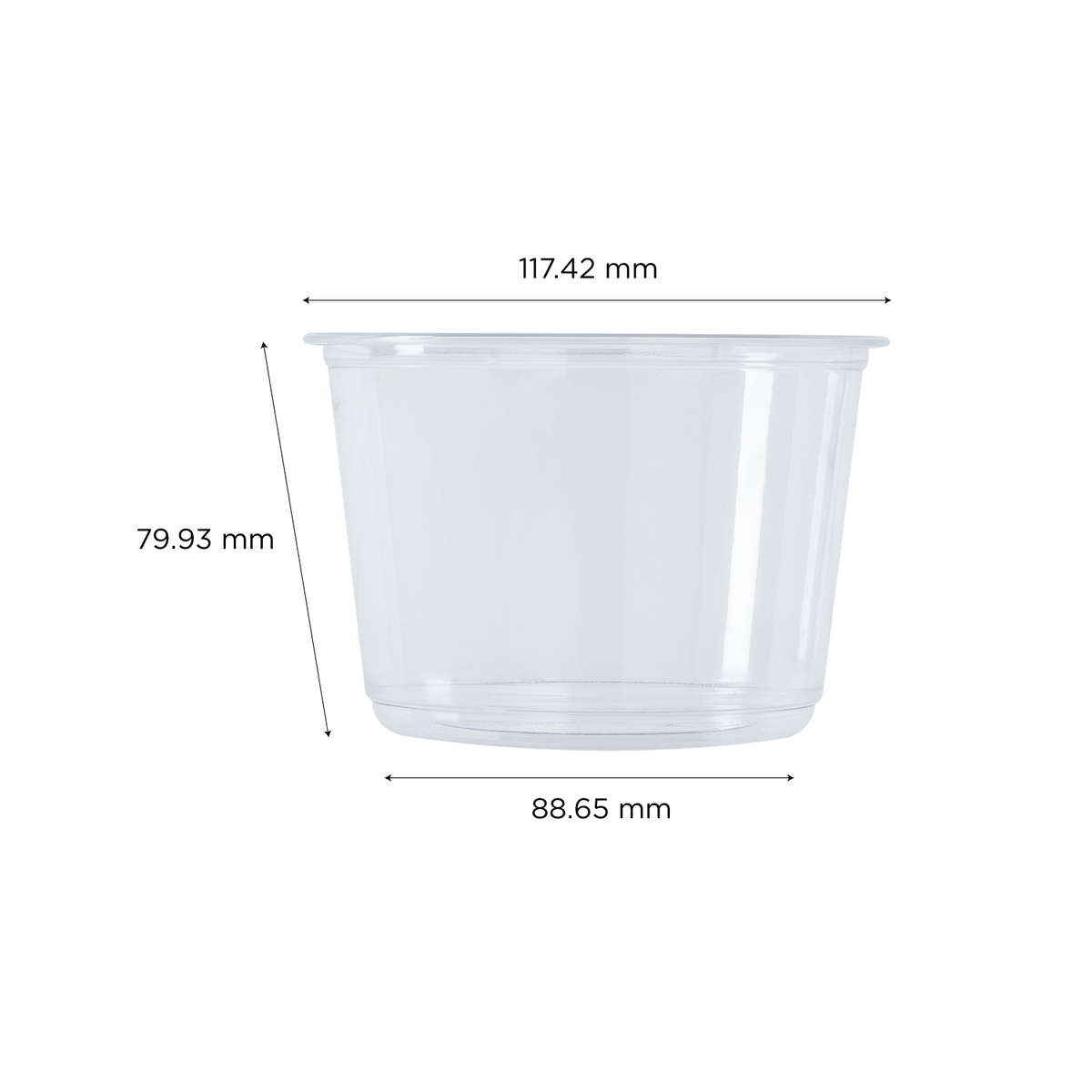 Karat 16 oz Deli Containers, PET, 117 mm — 500 ct — product photo 5