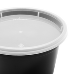Karat 16 oz Deli Containers with Lids, Injection Molded PP, Black — 240 sets — product photo 4