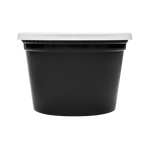 Karat 16 oz Deli Containers with Lids, Injection Molded PP, Black — 240 sets — product photo 7