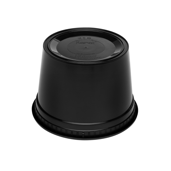 Karat 16 oz Deli Containers with Lids, Injection Molded PP, Black — 240 sets — product photo 9