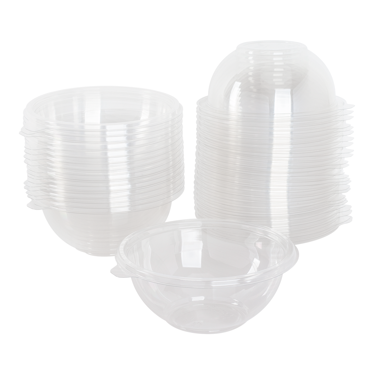 Karat 16 oz Disposable Salad Bowls, 146mm, PET — 500 ct — product photo 2