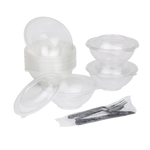 Karat 16 oz Disposable Salad Bowls, 146mm, PET — 500 ct — product photo 7