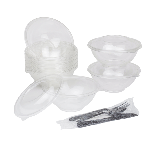 Karat 16 oz Disposable Salad Bowls, 146mm, PET — 500 ct — product photo 7
