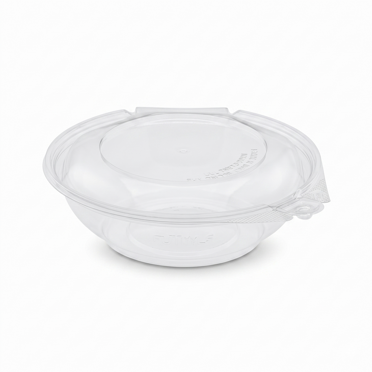 Karat 16 oz Disposable Tamper Resistant Hinged Salad Bowls, PET — 240 sets — product photo 2