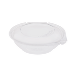 Karat 16 oz Disposable Tamper Resistant Hinged Salad Bowls, PET — 240 sets — product photo 4